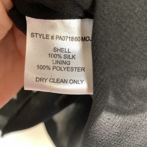 Parker Zuma Tank Silk Beaded Black White Size Medium - Picture 8 of 12